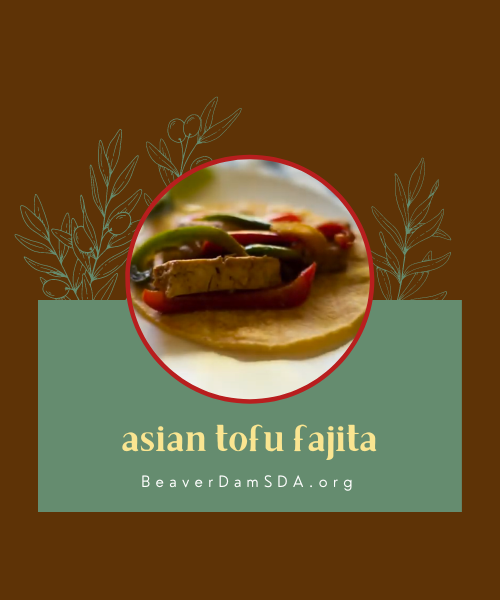 asian tofu fajita vegetarian recipe